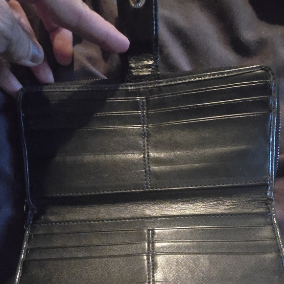 Coach Leopard Print Tote Bag And Wallet Set - Black and Gray - Picture 4 of 15